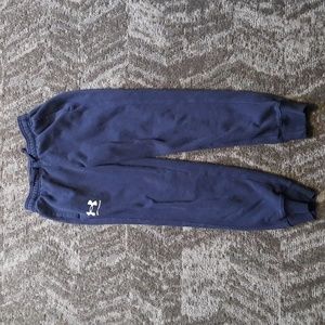 Under Armour sweatpants.